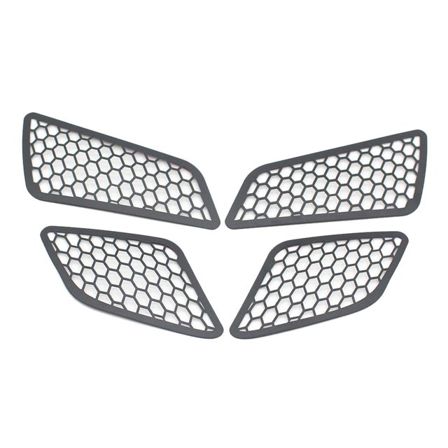 4x cubierta de malla protectora para delanteros de motocicleta apta para 125 250 300 ACCESORIOS de 2017 2019 Cola cubierta del faro de la motocicleta