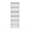 thumbnail image 3 of Pemberly Row Free Standing 6-Tier Open Storage Bookcase in White, 3 of 6