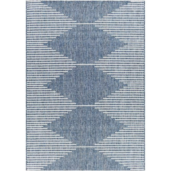 Eagean EAG2350-679 6 ft. 7 in. x 9 ft. Eagean Global Machine Woven Rectangle Area Rug, Multi Color