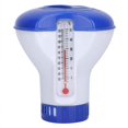 thumbnail image 2 of 5 inch Swimming Pool Floating Chlorine Tablet Dispenser Feeder with Thermometer, 2 of 7