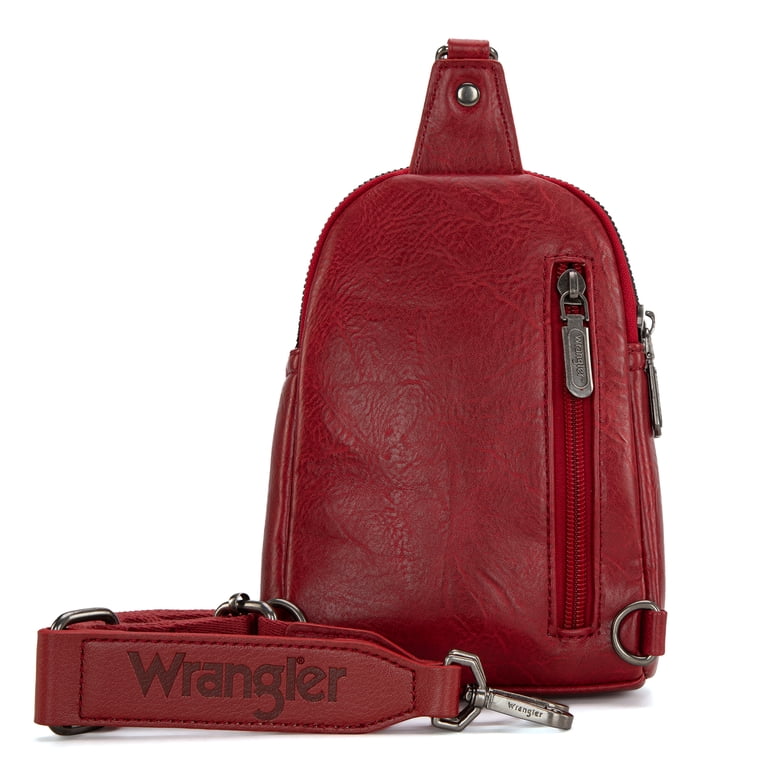 Montana West Wrangler Crossbody Sling Bag, Red photo 2
