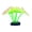 Green, variant on Luminous Silicone Anemone, Artificial Silicone Coral Decor With Suction Cup Base For Aquarium, Underwater Ornament For Fish Tank Water Landscape, Aquarium Landscaping Decoration