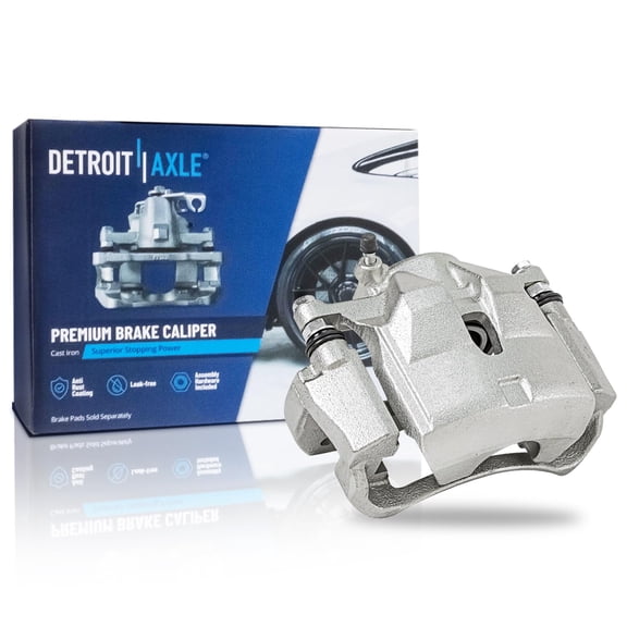 Detroit Axle - Front Right Brake Caliper with Bracket Replacement for Lexus HS250h Scion xB Toyota Prius V RAV4
