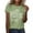 Army Green, variant on Womens Bullying Awareness T-Shirt Be A Buddy Not A Bully Hand Positive Message Printed Tees Positive Inspirational Tops