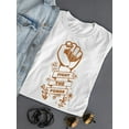 thumbnail image 3 of Fight The Power Activist Tee T-shirt Women's, 3 of 3