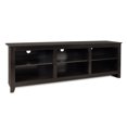 thumbnail image 3 of CAPHAUS Wood 58" / 70" TV Stand Console Table with Open Storage Shelves for TV up to 60", Colors Available in Black Oak, White, and Cappuccino, 3 of 6