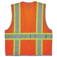 thumbnail image 4 of Ergodyne GloWearÂ® 8246Z Type R Class 2 Two-Tone Mesh Vest w/ Reflective Binding, Orange, 2XL/3XL, 4 of 4
