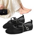 thumbnail image 4 of Mary Jane Flats - Bailarinas malla para mujer transpirables con correa cruzada el y la oficina, 4 of 9