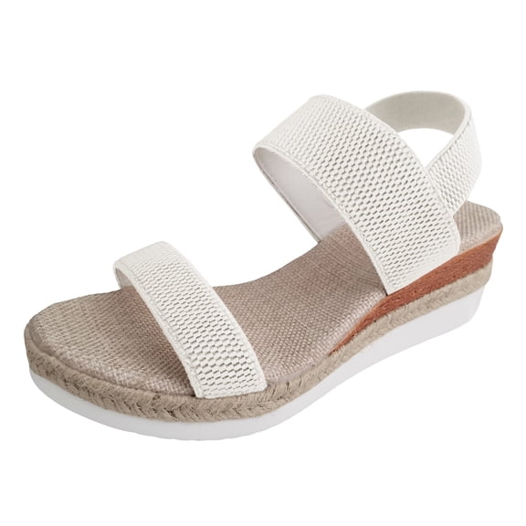 Wovix Women Trendy Sandals Trendy Streetwear Shoes Platform Ankle Strap Open Toe Commuting Sandals Indoor Outdoor Shoes Black 36