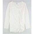 thumbnail image 1 of Blusa tejida bar III con dobladillo torcido para mujer blanco XXL, 1 of 2