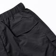 thumbnail image 4 of Aimik Men's Multi-Functional Cargo Shorts Black Drawstring Flap Pockets Lightweight Summer Shorts for Outdoor Hiking Casual Wear, 4 of 6