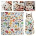 thumbnail image 1 of Envoltorio para Gatos Único Bargains Suave y Cómodo para Cortar Uñas Envoltorio Multifuncional para Aseo Sin Estrés para Recorte de Uñas S Amarillo, 1 of 7
