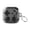 Transparent black, variant on Transparent TPU Protective Case for Samsung Galaxy Buds 4 / Buds 4 Pro Headphones, Secure Locking Mechanism, 3D Pressure-Relief Buttons, Phone Stand Function, Includes Hook