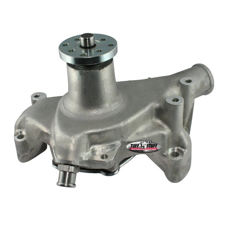 Tuff-Stuff Long Water Pump Platinum as Cast SBC Tuff-Stuff Long Water Pump Platinum as Cast SBC