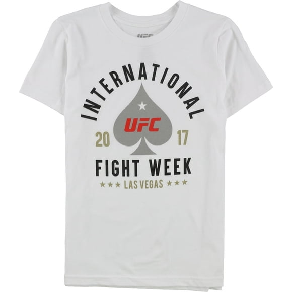 Camiseta Gráfica UFC Semana Internacional de la Lucha 2017 Blanca Grande