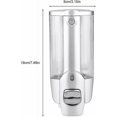 thumbnail image 3 of Dispensador de jabón para ducha Dispensador de jabón montado en la pared para baño Bomba de loción líquida(350ml), 3 of 5