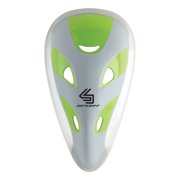 Shock Doctor Youth Boys Athletic Compression Shorts with Protective Flex Cup, White