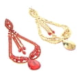 thumbnail image 2 of Large Rhinestone Drop Earrings, 2 of 2