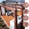 thumbnail image 4 of 15 PCS Iron Wire + 1 Plastic Base Set STAINLESS STEEL Anti Pigeon Birds, Rows of Bird Spikes, Bird Spike, Deterrent Device for Balcony Garden Window G, 4 of 5