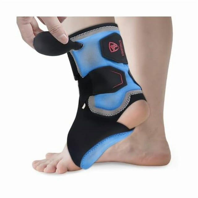 wonima44 Plantar Fasciitis Ankle Support with Airbag, Heel and Arch Pain Relief with Air Inflation Device, Achilles Tendonitis Relief, Sports Injuries and Recovery for Men & Women(Need to Inflate)