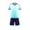 Sky Blue, variant on Fnooota Boys Athletic Outfit Sets Size 8, Basketball Short Sleeve Summer 2 Piece Kids Clothing Sets Sky Blue Size 8