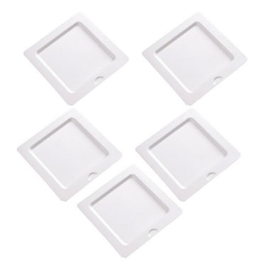 FRCOLOR White Paper Cake Tray for Home Use Safe Disposable Dessert Plate Decor 6 Inches