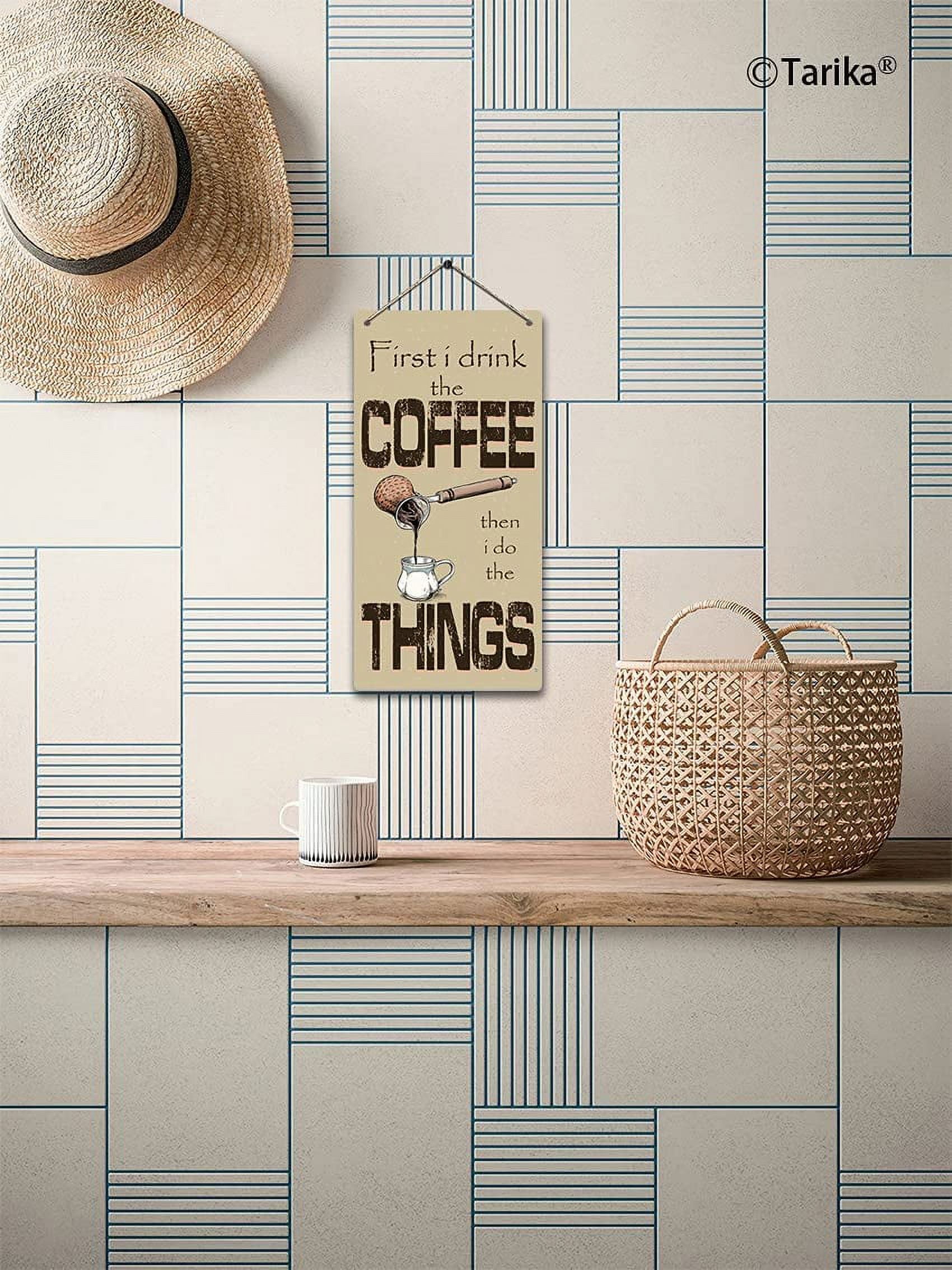 Coffee Bar Open Daily Cafe Decor Wood Hanging Plaque 5x10 Inch Coffee Signs  Modern Bar Accessories Kitchen Home Pub Shop Coffee Station Farmhouse Deco