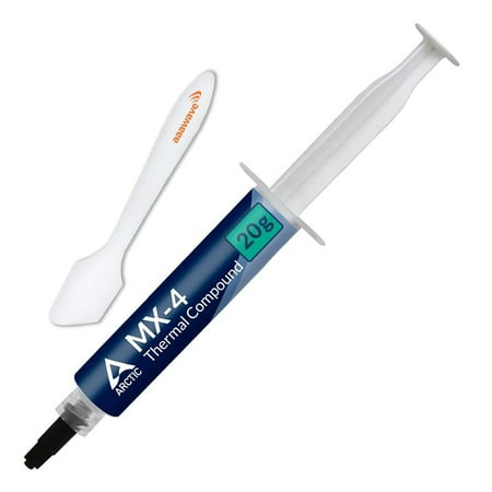 AAAwave ARCTIC MX-4 (incl. Spatula, 20 g) - Premium Performance Thermal Paste for All Processors, Very high Thermal Conductivity, Long Durability, Safe Application, Non-Conductive