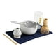 thumbnail image 4 of Juego de batidores Matcha japoneses de 6x, de Matcha hecha a mano, soporte para batidor portátil, tazón de té con boquilla vertedora, para , blanco, 4 of 9