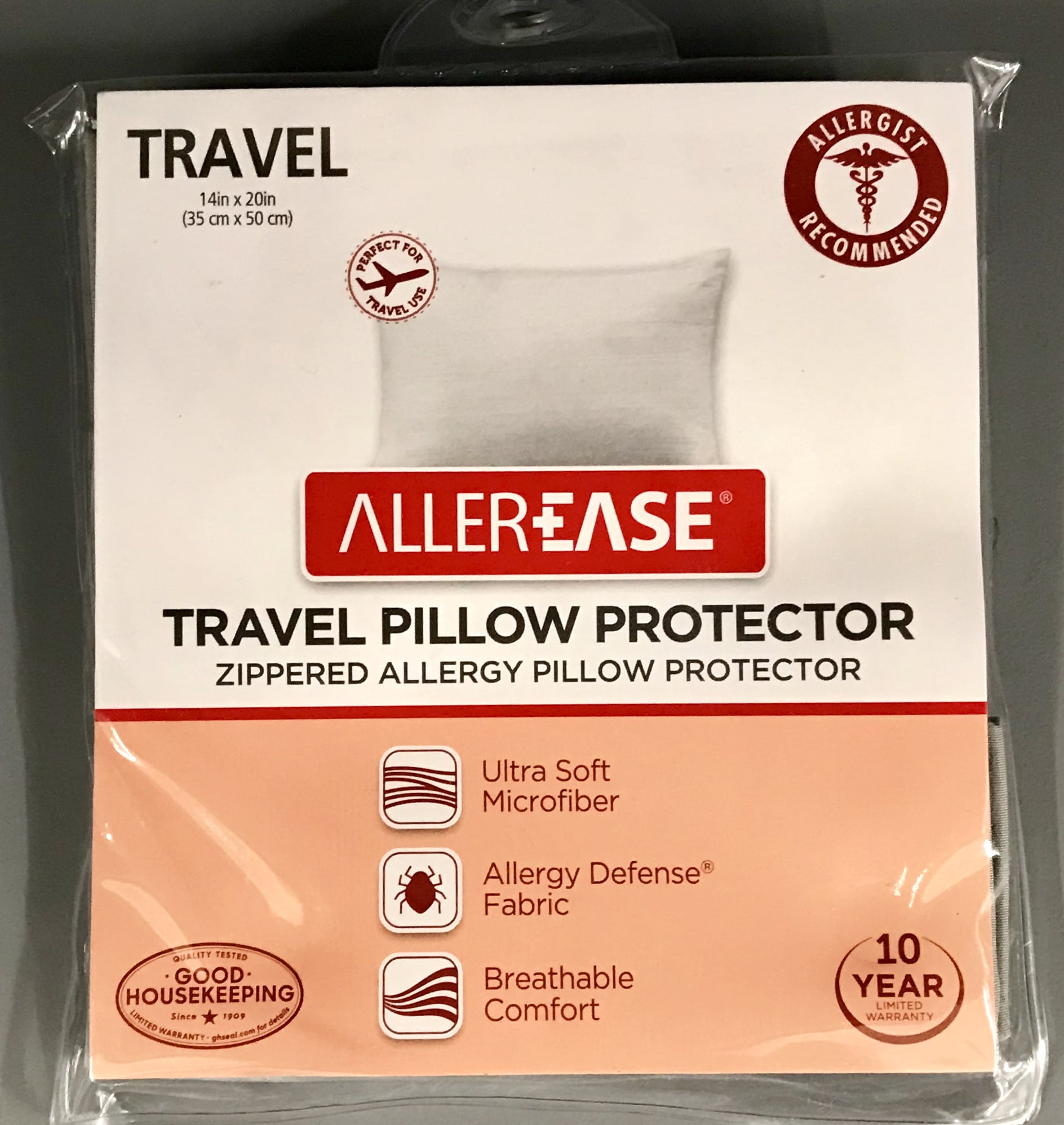 allerease travel pillow protector