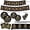 - [Multicolore / Image Principale ensemble de 6 pcs (10 pour 7 Pouces + 10 pour 9 Pouces + 20 pour les Mouchoirs + 10 pour les Gobelets en Papier + 1 pour une Bannière + 1 pour une Nappe)], variante sur Ensemble de 6 Vaisselle Jetable pour Fête de Remise des Diplômes Assiettes Gobelets Serviettes Nappe Décorations Noir Rouge Bleu Vert Violet, Rouge Vin, JKODE