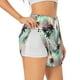 thumbnail image 1 of Balery Tropical Summer Palm Pantalones cortos deportivos para mujer con forro y dos bolsillos, elásticos, para entrenamiento, gimnasio, yoga-Large, 1 of 7