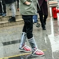 thumbnail image 1 of pitrice Couvre-Chaussures Imperméables Réutilisables pour Moto et Cyclisme, Bottes de Pluie, Surchaussures Imperméables, 1 of 8