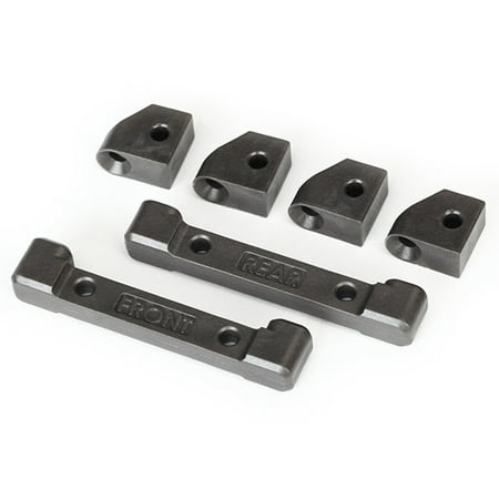 - MOUNTS, SUSPENSION ARMS (4)/ HINGE PIN RETAINERS, FRONT & REAR (2)