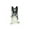 Looking Straight Black French Bulldog, variant on Handmade Miniatures Ceramic Looking Straight Black French Bulldog Squirrel Figurine Animals Decor/Animal Collection