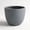 Aged Concrete, variant on LeisureMod Dahlia Mid-Century Tapered Round Planter, Fiberstone & MgO Clay, Indoor/Outdoor Plant Pot
