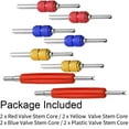 thumbnail image 6 of 8 Pack Dual Schrader Car Valve Stem Core Remover HVAC Tire Installer Repair Tool USA, 6 of 8