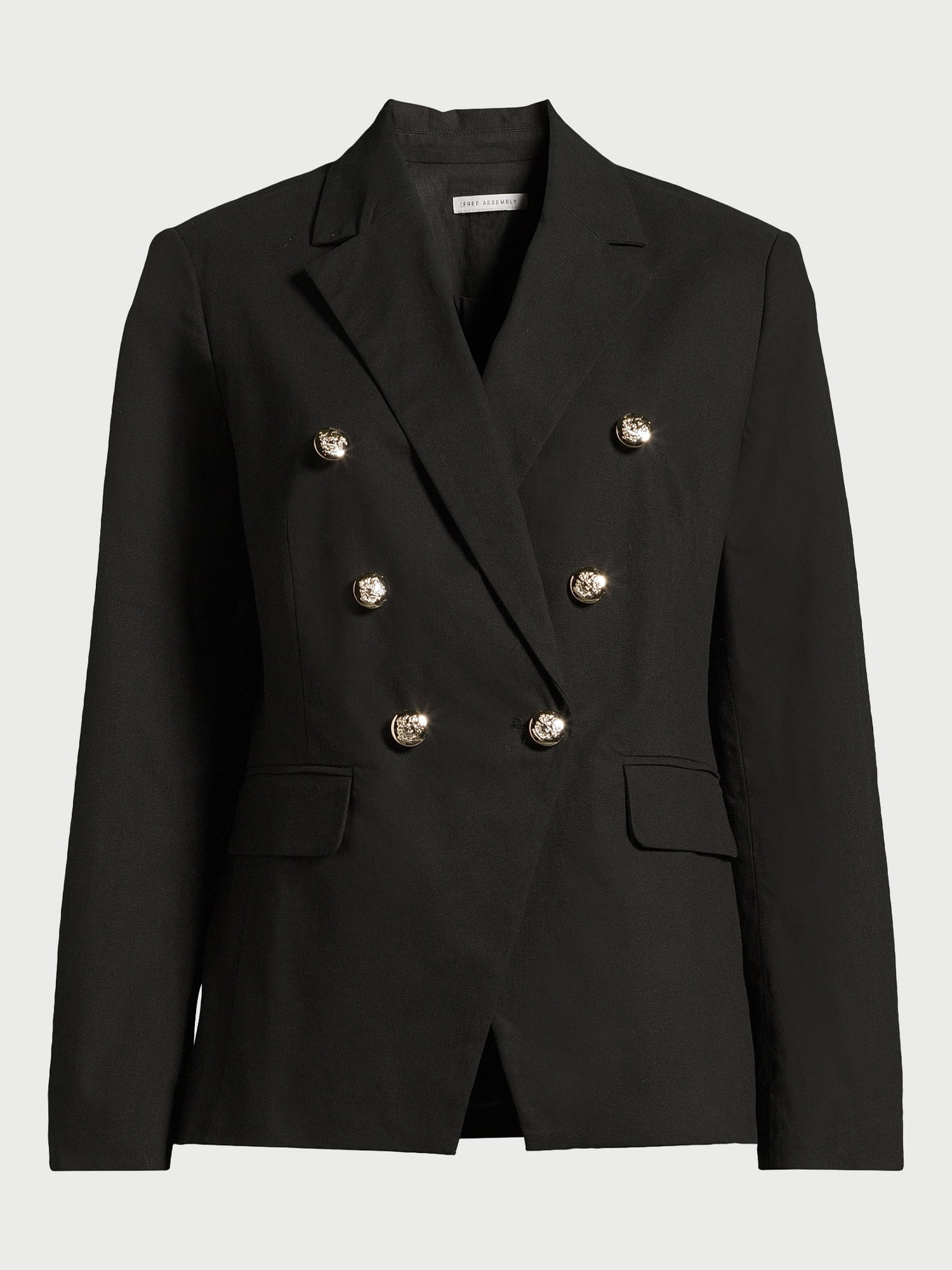 Free Assembly Women’s Double Breasted Blazer, Sizes XS-XXXL