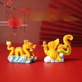 thumbnail image 5 of Estatuilla de DragóN y FéNix Feng Shui, Estatua del AñO del DragóN, Animal del ZodíAco para Regalo de Mini Paisaje de AñO, 5 of 5