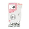 Pcmos 2MHz Portable Household No Radiation Detector Sonar Heartbeat Monitor Heart Rate Pink