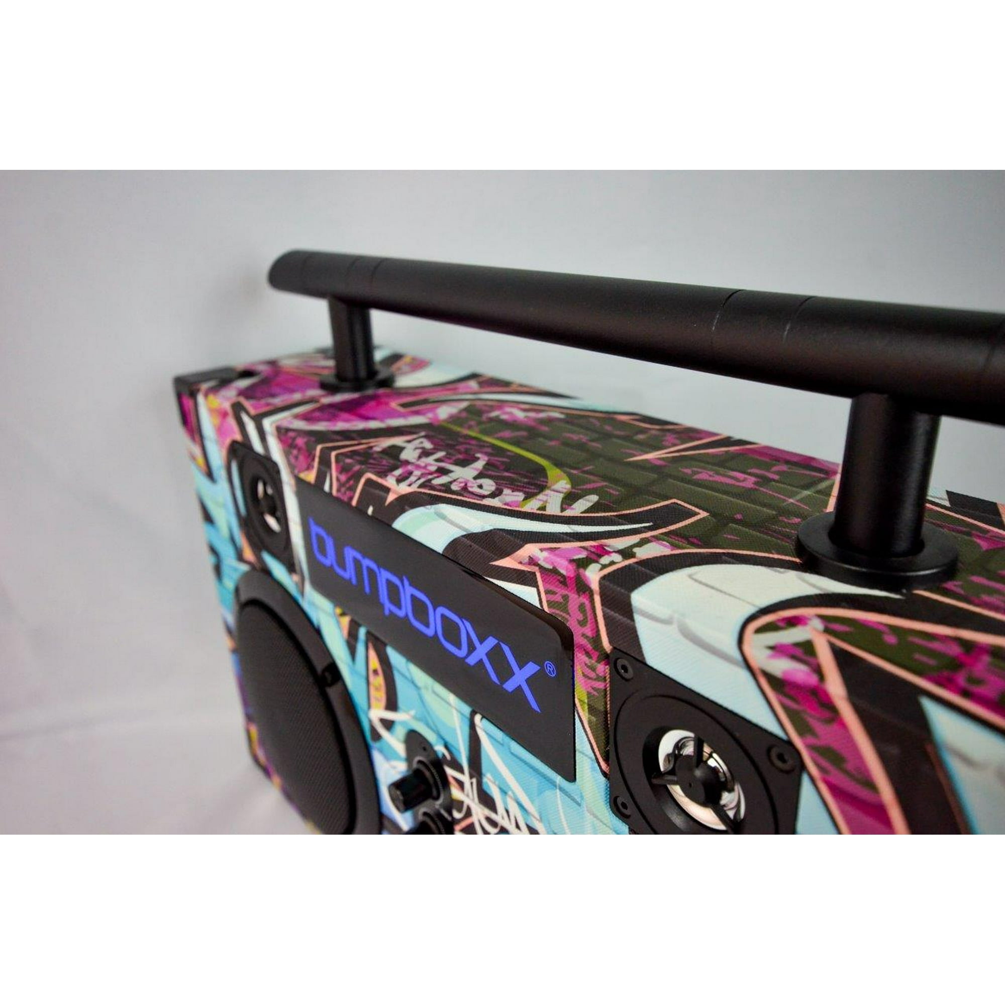 Bumpboxx Bluetooth Speaker Boombox, Pink and Blue - Walmart.com Bumpboxx Bluetooth Speaker Boombox, Pink and Blue - Walmart.com