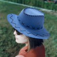 thumbnail image 2 of SAYOO Sombrero de vaquero de estilo occidental para mujeres y hombres SAYOO moda, 2 of 3