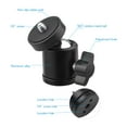 thumbnail image 3 of 1pc Mini Swivel Ball Head Tripod Head 360 Degree Rotating Mount Base Adapter with Universal 1/4 Inch Screw Mounts for DSLR Camera DV Tripod Monopod Light Stand, 3 of 7