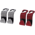 thumbnail image 1 of 4 Pack Bling Car Seat Headrest Hooks, Car Shinny Rhinestone Creative Rear Backrest Hook, Back Seat Organizer for Rear Space Finishing of Cars, 1 of 8