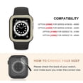 thumbnail image 4 of Worryfree Gadgets Bling Bumper Case for Apple Watch Black/Gold 40mm (C19-BKGD40), 4 of 7