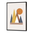 thumbnail image 2 of Designart Résumé de montagne et soleil ART MURAL À CADRE FLOTTÉ, 2 of 4