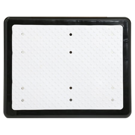 Step Stool - Indoor and Outdoor Platform Stepping Stool with Slip-Resistant Top and 440-Pound Capacity - For Cars Bed and More by Bluestone