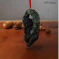 thumbnail image 2 of Pequeño animal decorativo de Navidad colgante para árbol de Navidad, hogar, oficina, dormitorio con cuerda (oso negro) brillar Electrónica, 2 of 5