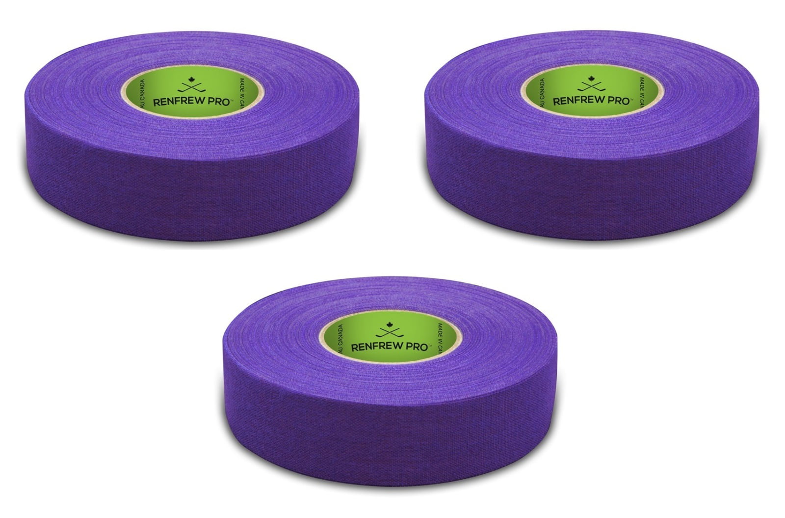 Sportstape 24mm Black Ice Hockey Cloth Stick Tape Roller Grip Wrap