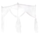 thumbnail image 4 of ZPSHYD Cortina de Cama de Princesa de Cuatro Esquinas, Dosel de Cortina de Cama con Poste de Cuatro Esquinas para niñas, Cama de Adultos, Regalo Blanco sin Soporte(150 * 200 * 200), 4 of 5